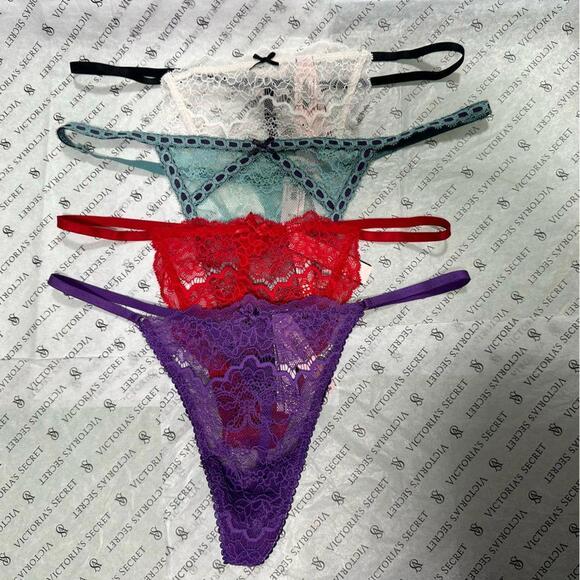 Victoria’s Secret Lace V-String Panty set - Picture 1 of 9